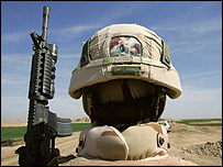 سرباز آمريکايی در هلمند