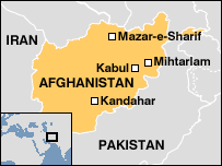 Bản đồ Afghanistan