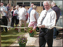 Forget-me-not garden