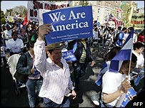 आप्रवासियों की रैली