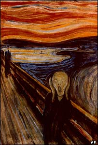 تابلوی فرياد يکی مشهورترين آثار نقاشی سده پيش از است