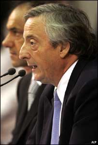 Néstor Kirchner, presidente da Argentina