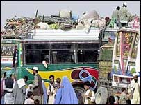 مهاجرين در حال کوچ کردن