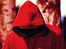 Man wearing red hoodie