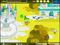 jogador deve driblar os perigos que aparecem no Bosque WWW 