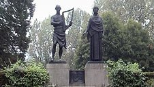 Memorial to Evan and James James