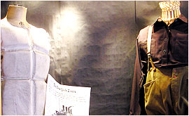 A lifejacket from the Titanic and Leonardo's  breeches