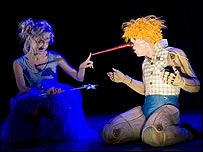 Cathy Marston (left) and Matthew Hart in Pinocchio