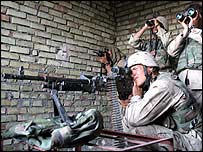 नजफ़ में अमरीकी सैनिक