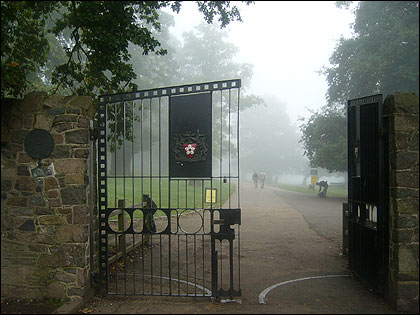 Gate into Bradgate Park
