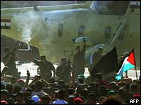 Enterro de Arafat em Ramallah