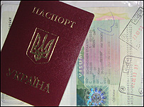 Український закордонний паспорт