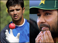 इंज़माम-उल-हक़ और राहुल द्रविड़