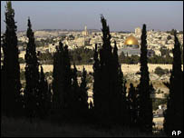 Vista da cidade velha de Jerusalém
