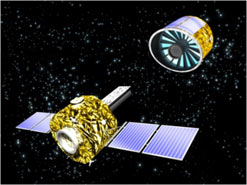 How XEUS should look (Copyright: European Space Agency)