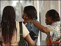 Parentes de passageiros