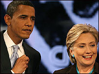 Barack Obama ve Hillary Clinton