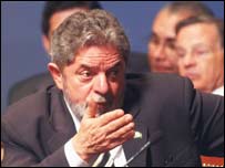 O presidente Luiz Inácio Lula da Silva