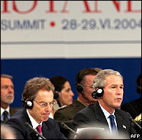 ब्लेयर और बुश