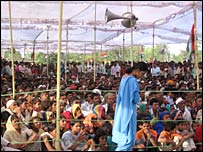 मध्य प्रदेश में चुनाव सभा