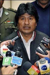 O presidente da Bolívia, Evo Morales (arquivo)