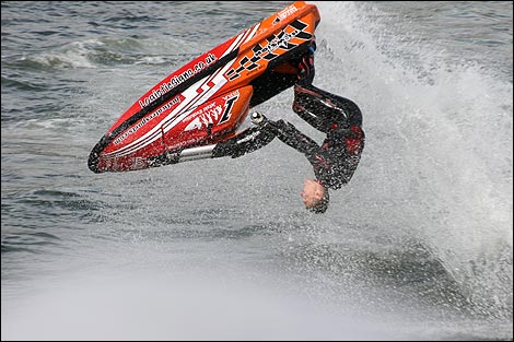 Extreme Jet Ski Display at Whitehaven Festival 2009   Adrian Walker