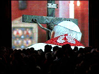 Giáo Hoàng John Paul II trong một buổi lễ Phục Sinh