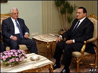 Mahmut Abbas ve Hüsnü Mübarek