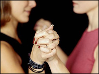 Cena de lesbianismo em filme