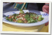 Platiaid o fwyd môr