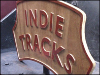 Indietracks sign