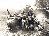 苏联在二战期间和战后大量仿制德国挎斗装备