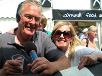 Laurence and his producer Issy Taylor