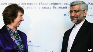 Catherine Ashton dan Saeed Jalili