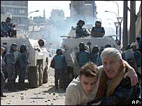 Mitrovitsa'da Mart ayında yaşanan sokak çatışmaları