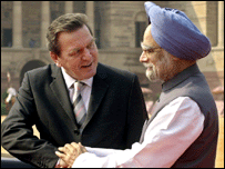 جرمنی کے چانسلر اور بھارتی وزیر اعظم 