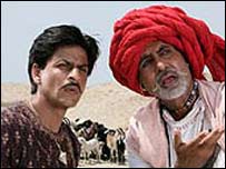 شاہ رخ اور امیتابھ فلم پہیلی میں