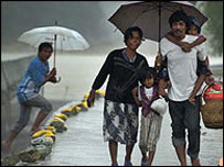 फिलीपींस से प्रभावित लोग