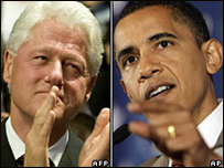 Ông Barack Obama và ông Bill Clinton