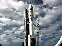 Foguete que vai transportar a sonda New Horizons