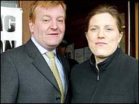 Charles Kennedy ve eşi