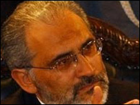 O presidente da Bolíva, Carlos Mesa