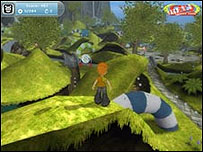 Tela do mundo virtual 'Adventure Rock'