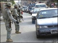 سربازان آمريکايی در بغداد