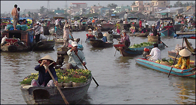 Nước biển dâng cao sẽ làm đồng bằng Nam Bộ ngập nước 