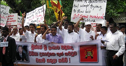 Protests against the UN panel