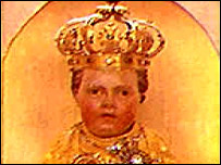 Bambinello dell’Ara Coeli, autor desconhecido do século 15, roubado em 1994