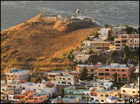 Golan Tepeleri'nde İsrail gözlem kuleleri