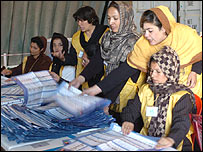 شمارش آرای انتخابات افغانستان