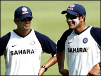 कुंबले और द्रविड़